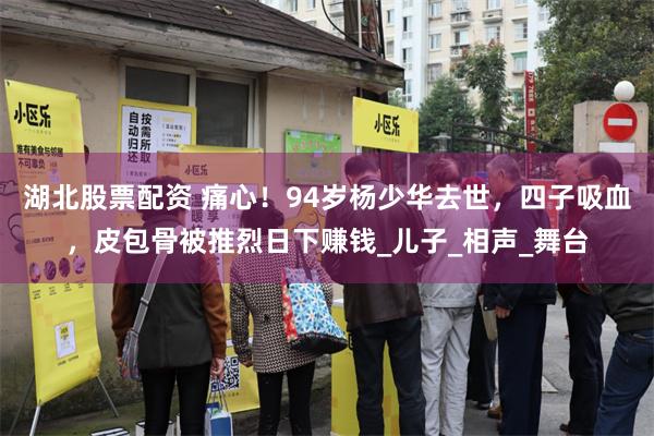 湖北股票配资 痛心！94岁杨少华去世，四子吸血，皮包骨被推烈日下赚钱_儿子_相声_舞台