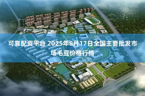 可靠配资平台 2025年8月17日全国主要批发市场毛豆价格行情